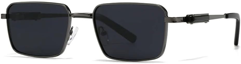 Популярные модные прямоугольные металлические мужские солнцезащитные очки в стиле ретро, желто-синие, с защитой от УФ-излучения UV400, женские трендовые VVTWSSW, Gun Gray
Популярные модные прямоугольные металлические мужские солнцезащитные очки в стиле ретро, желто-синие, с защитой от УФ-излучения UV400, женские трендовые VVTWSSW, Gun Gray