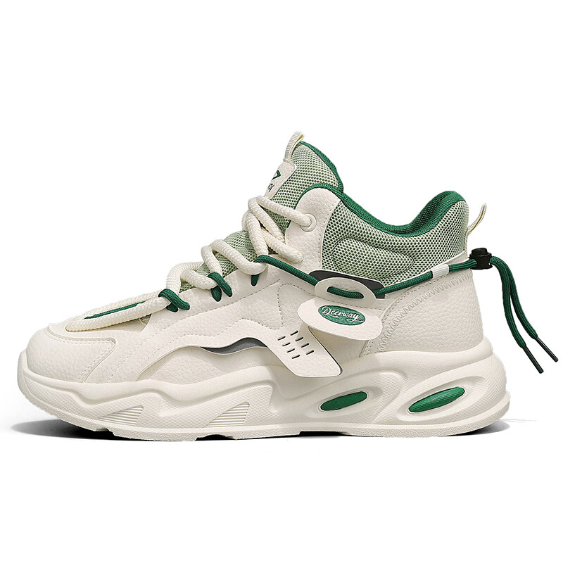 Кроссовки мужские толстые низкие Deerway, бежевый/зеленый
Кроссовки мужские толстые низкие Deerway, бежевый/зеленый