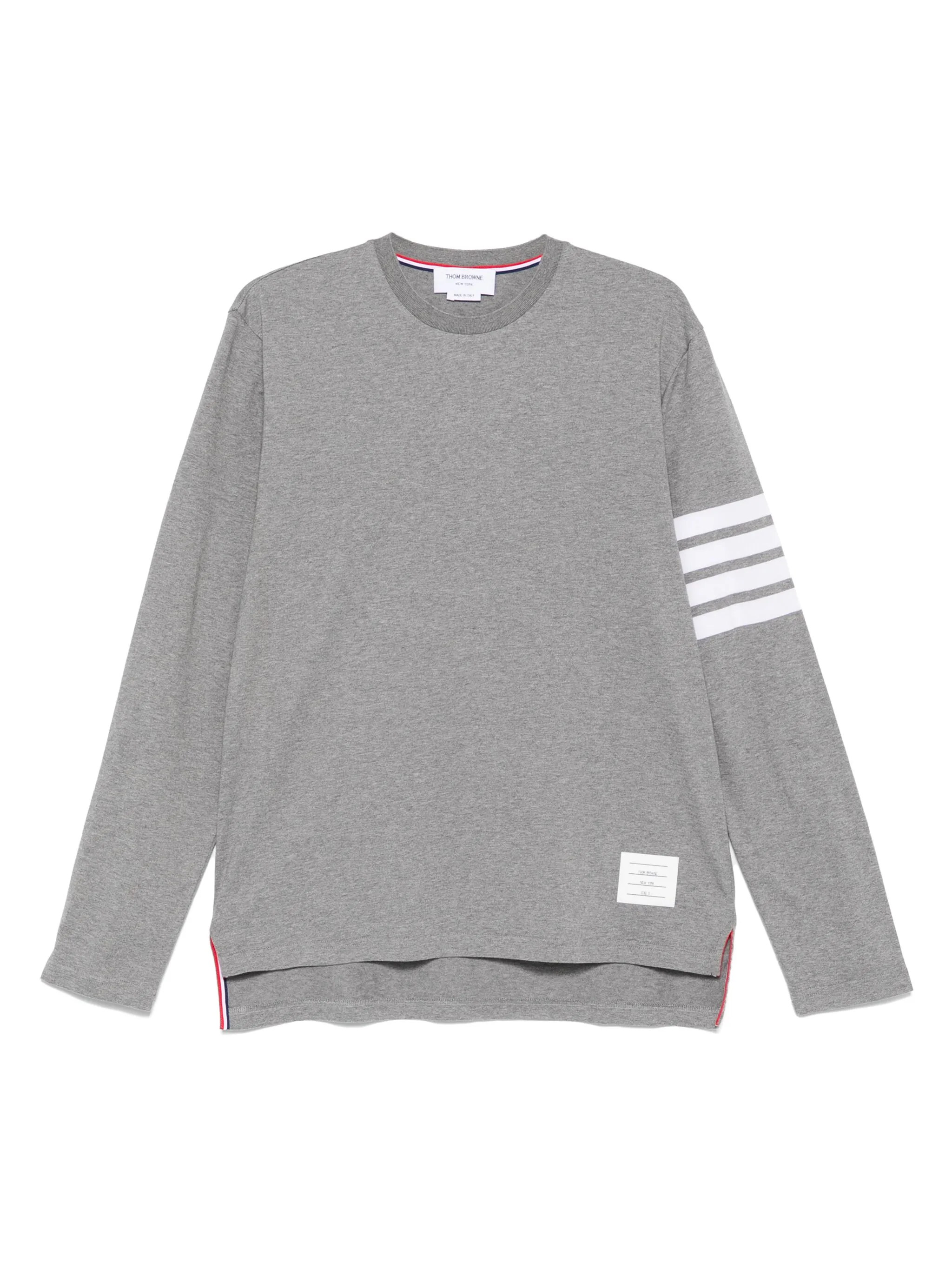 Футболка с полосками 4-Bar Thom Browne, серый
Футболка с полосками 4-Bar Thom Browne, серый