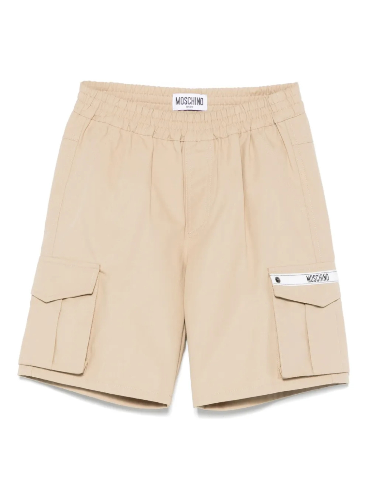 Шорты Moschino Kids с логотипом на ленте, нейтральный
Шорты Moschino Kids с логотипом на ленте, нейтральный