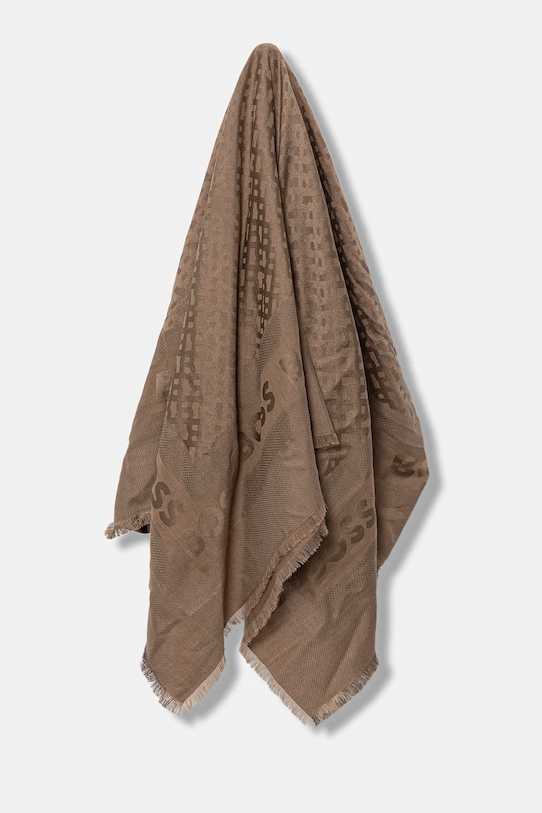 Шелковый шарф Boss, коричневый
Шелковый шарф Boss, коричневый