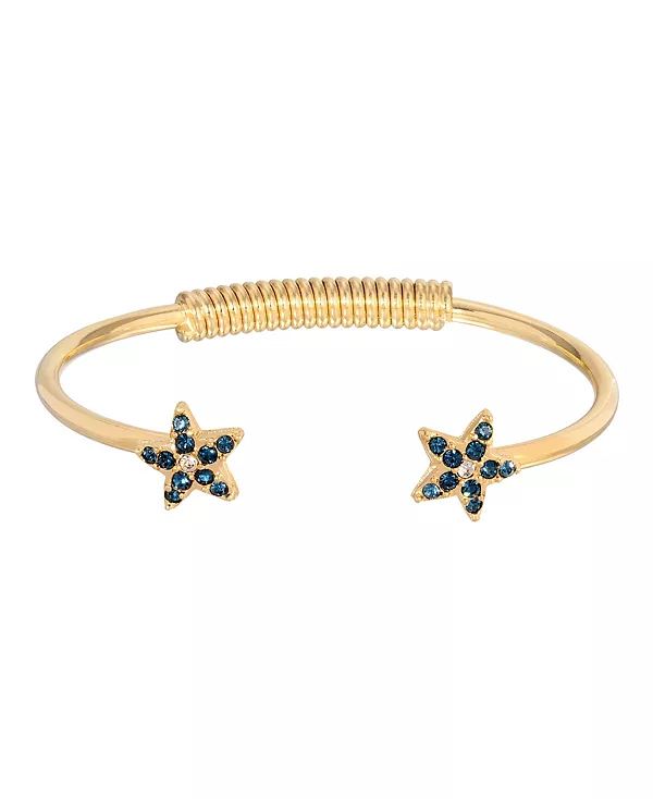 Браслет-Пружинка с темно-синими звездами и золотистыми кристаллами 2028, blue
Браслет-Пружинка с темно-синими звездами и золотистыми кристаллами 2028, blue