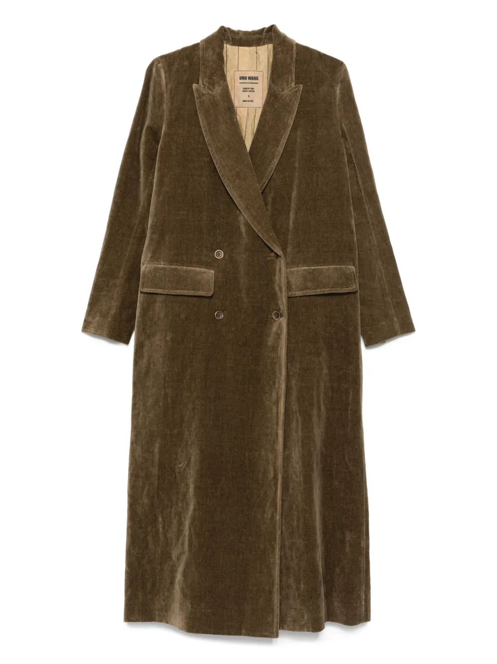 Двубортное вельветовое пальто Camelot Uma Wang, коричневый
Двубортное вельветовое пальто Camelot Uma Wang, коричневый