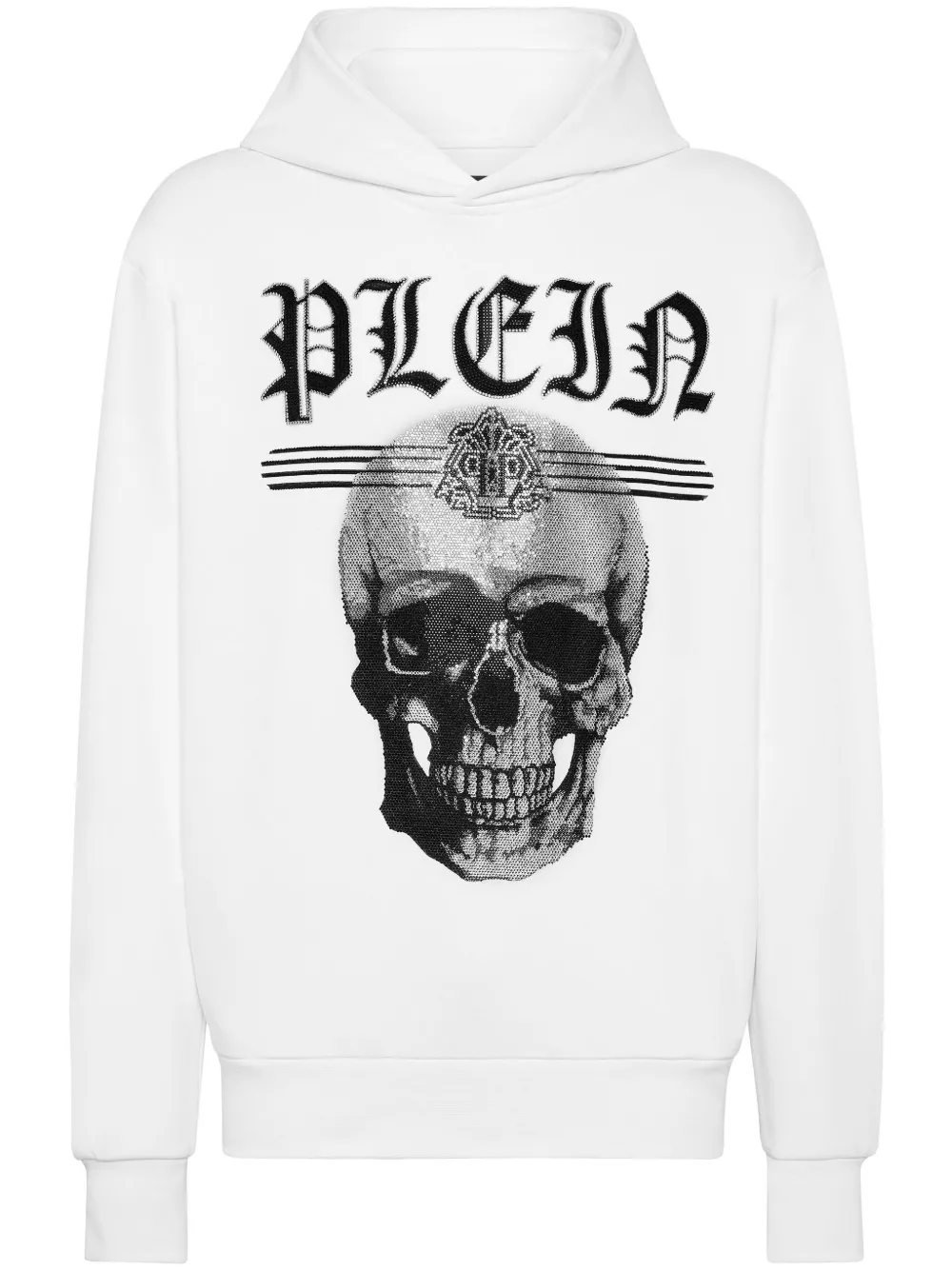 Толстовка с капюшоном и декором Skull Philipp Plein, белый
Толстовка с капюшоном и декором Skull Philipp Plein, белый