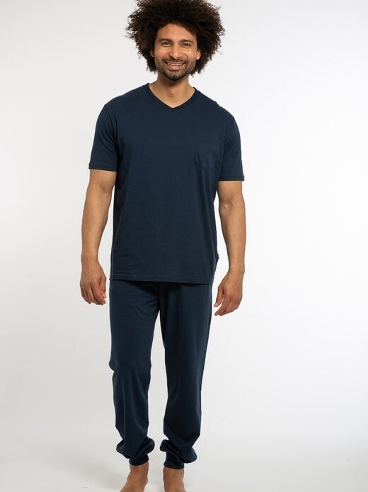 Пижамы из органического хлопка Ammann, синий
Пижамы из органического хлопка Ammann, синий