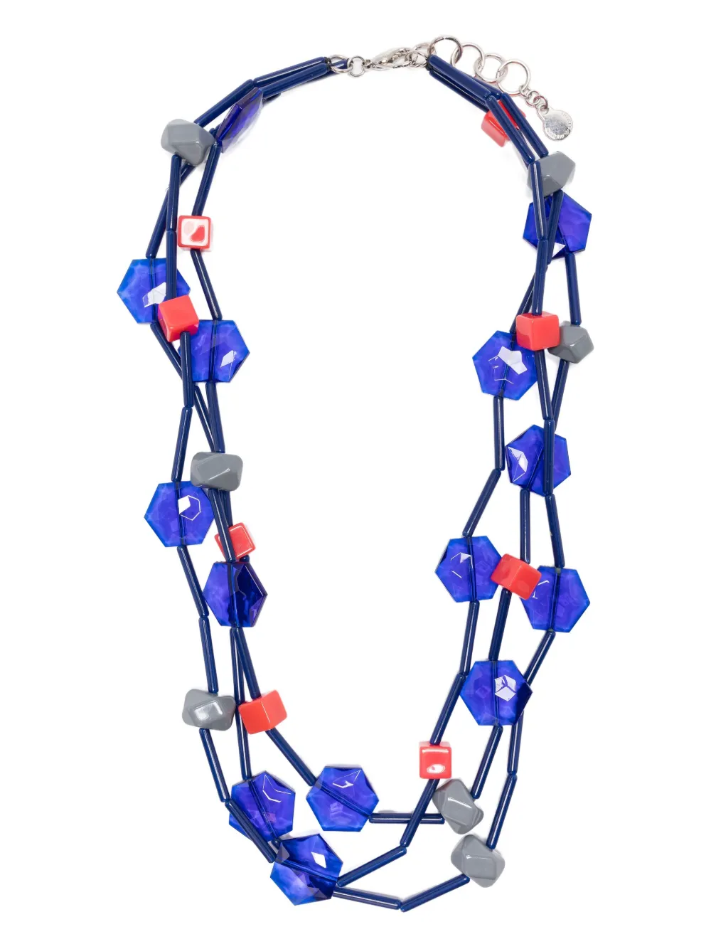 Геометрическое ожерелье из бусин EMPORIO ARMANI, синий
Геометрическое ожерелье из бусин EMPORIO ARMANI, синий