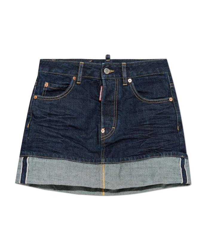 Короткая джинсовая юбка Dsquared2, синий
Короткая джинсовая юбка Dsquared2, синий