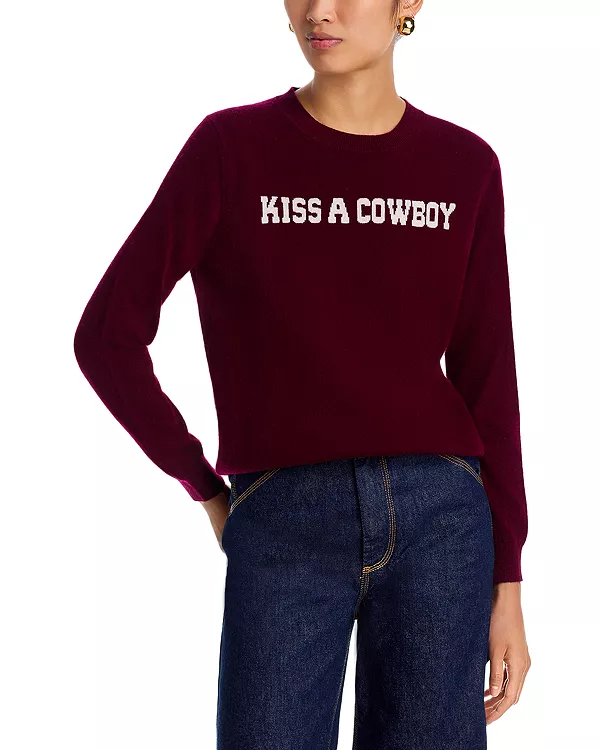 Кашемировый свитер с круглым вырезом «Поцелуй ковбоя» Jumper 1234, красный
Кашемировый свитер с круглым вырезом «Поцелуй ковбоя» Jumper 1234, красный