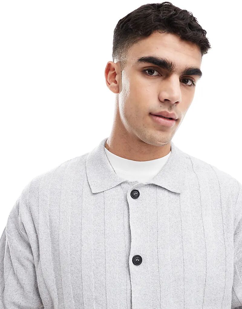 Рубашка River Island из трикотажного полотна серого цвета
Рубашка River Island из трикотажного полотна серого цвета