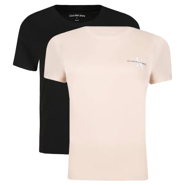 Комплект из двух футболок узкого кроя с монограммой Calvin Klein, черный
Комплект из двух футболок узкого кроя с монограммой Calvin Klein, черный