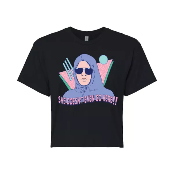 Дрянные девчонки из младших классов, она даже не заходит сюда, укороченная футболка Licensed Character, черный
Дрянные девчонки из младших классов, она даже не заходит сюда, укороченная футболка Licensed Character, черный