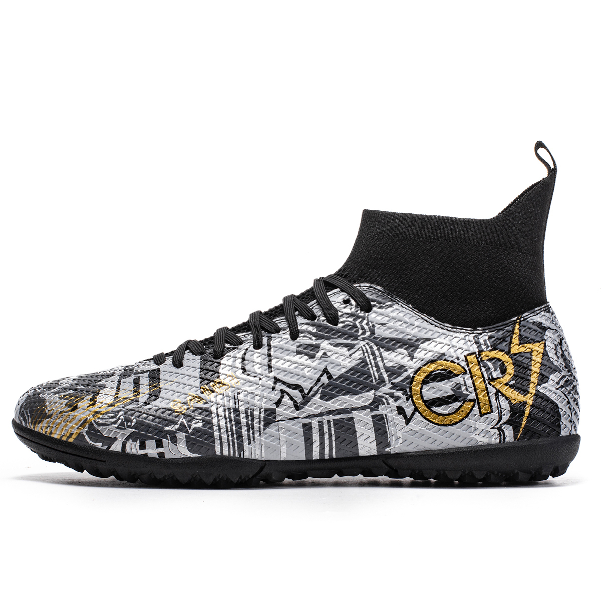 Saibi Мужские футбольные бутсы мид-топ зеленые черно-белые для искусственного покрытия, цвет Black White-Turf
Saibi Мужские футбольные бутсы мид-топ зеленые черно-белые для искусственного покрытия, цвет Black White-Turf