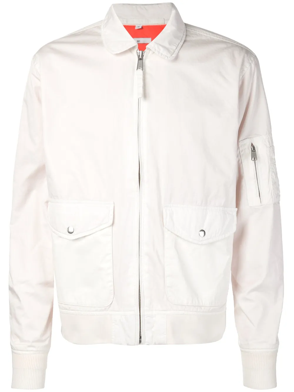 Пилотная куртка на молнии 321, белый
Пилотная куртка на молнии 321, белый