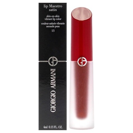 Lip Maestro Satin Стойкая губная помада 13 Gala Night от GIORGIO ARMANI для женщин 0,13 унции
Lip Maestro Satin Стойкая губная помада 13 Gala Night от GIORGIO ARMANI для женщин 0,13 унции