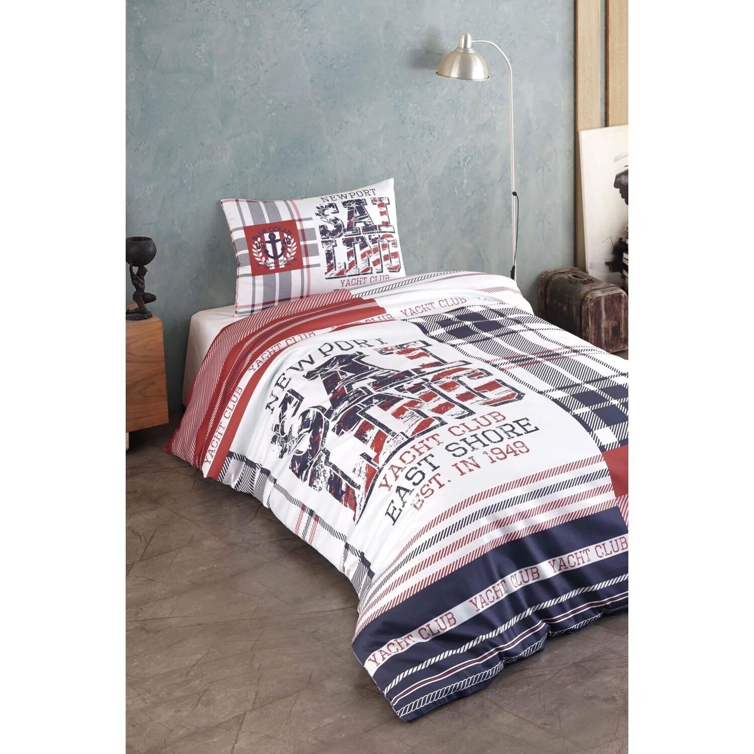 Varol Laura Home Комплект постельного белья для молодых людей из 100 % хлопка и атласа - Парусный спорт
Varol Laura Home Комплект постельного белья для молодых людей из 100 % хлопка и атласа - Парусный спорт