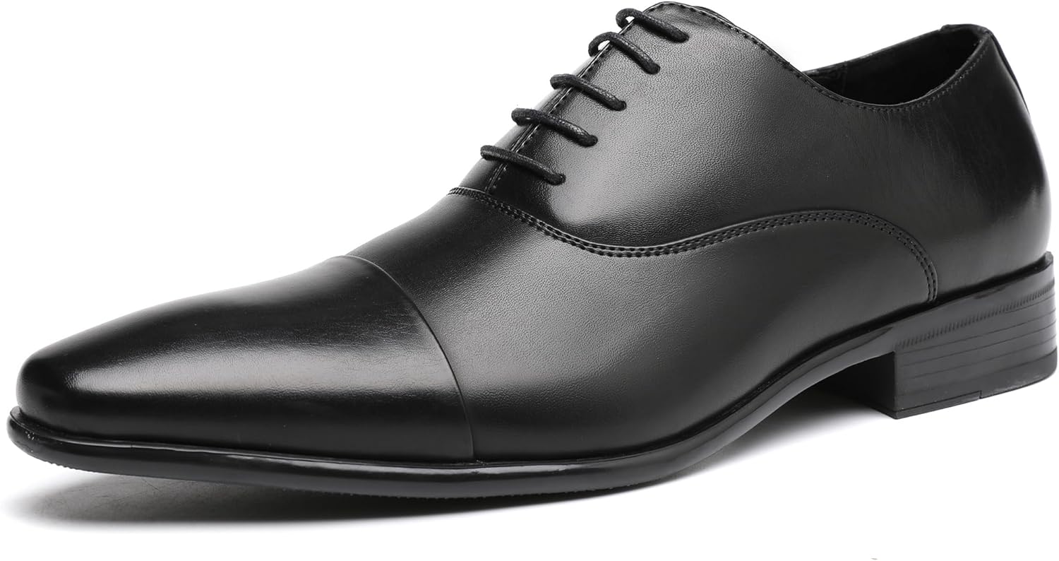 Мужские классические туфли DECARSDZ на шнуровке из искусственной лакированной кожи для формального и вечернего образа, черный
Мужские классические туфли DECARSDZ на шнуровке из искусственной лакированной кожи для формального и вечернего образа, черный