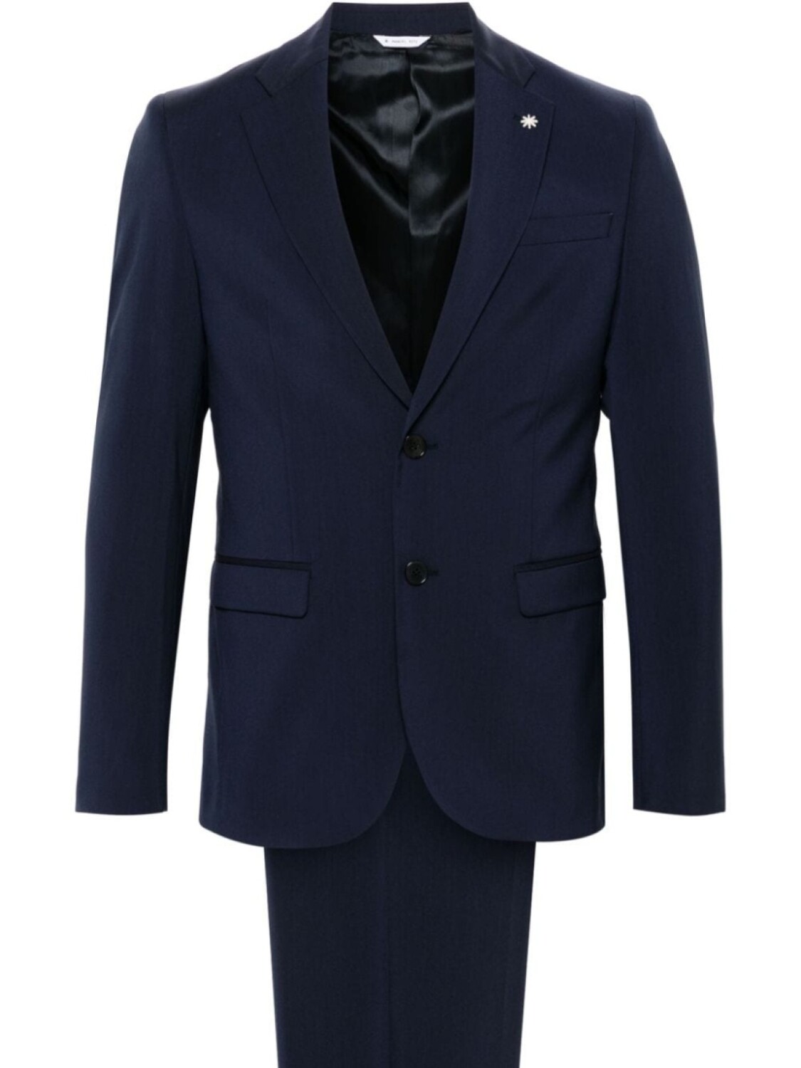 Manuel Ritz костюм с однобортным пиджаком, синий
Manuel Ritz костюм с однобортным пиджаком, синий