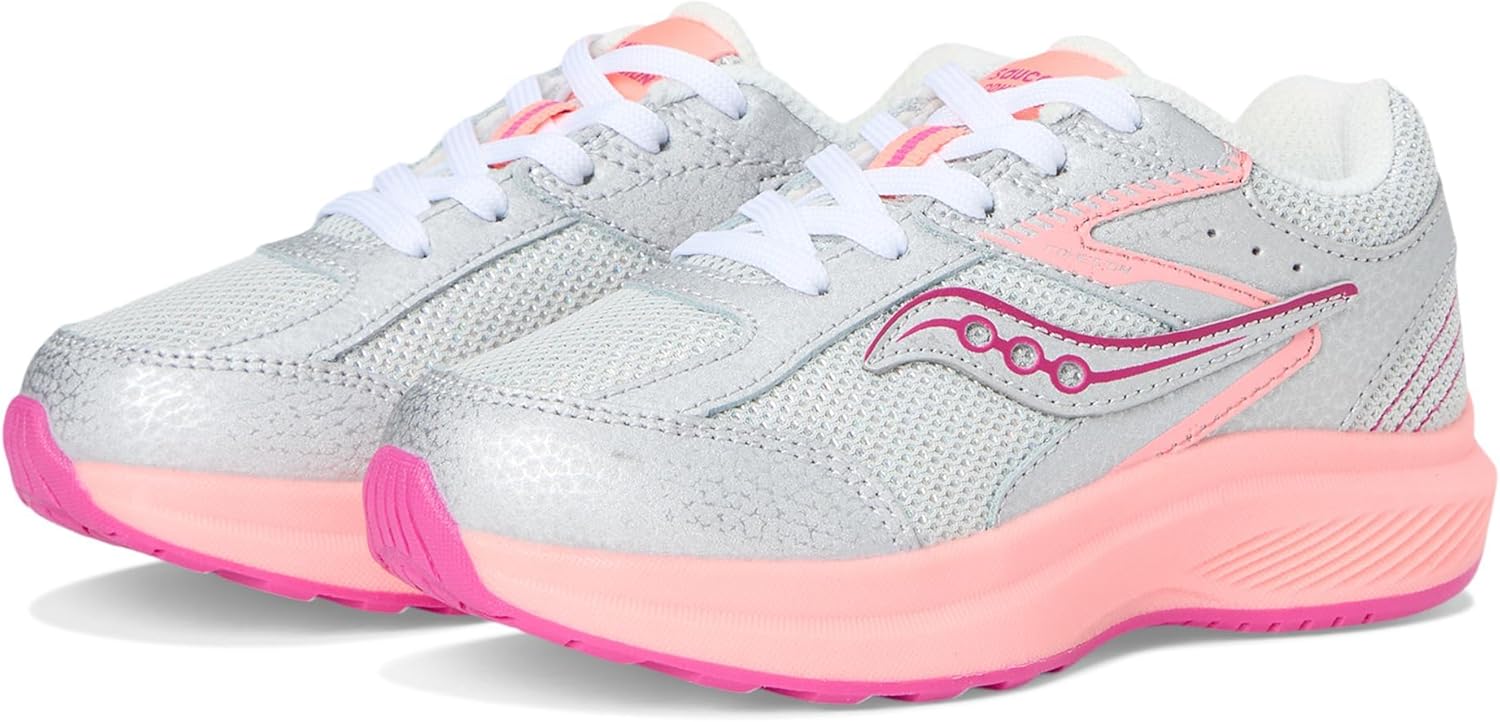Детские кроссовки Cohesion для мальчиков и девочек Saucony, Silver/Coral
Детские кроссовки Cohesion для мальчиков и девочек Saucony, Silver/Coral