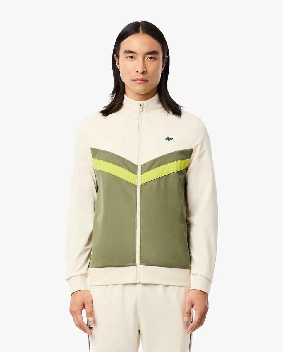 Мужская теннисная толстовка с устойчивой к истиранию застежкой-молнией Lacoste, белый
Мужская теннисная толстовка с устойчивой к истиранию застежкой-молнией Lacoste, белый