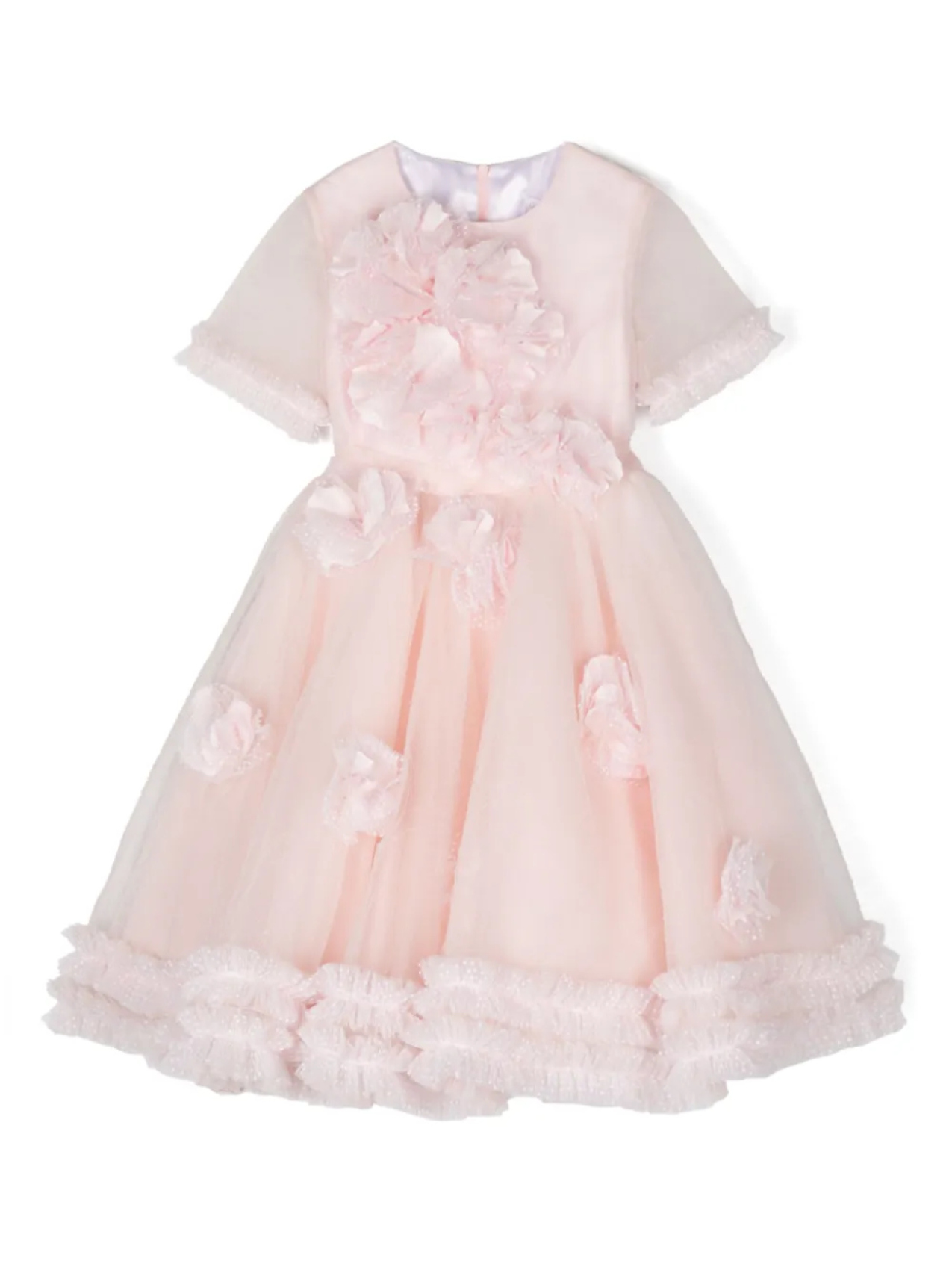 Платье с цветочной аппликацией и оборками MARCHESA KIDS COUTURE, розовый
Платье с цветочной аппликацией и оборками MARCHESA KIDS COUTURE, розовый