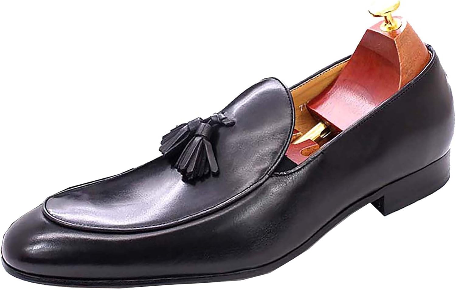 Мужские лоферы Santimon, повседневные и нарядные, без шнурков, из натуральной кожи с кисточками, модные мокасины, свадьбы, мужской смокинг, формальные деловые туфли, черный
Мужские лоферы Santimon, повседневные и нарядные, без шнурков, из натуральной кожи с кисточками, модные мокасины, свадьбы, мужской смокинг, формальные деловые туфли, черный