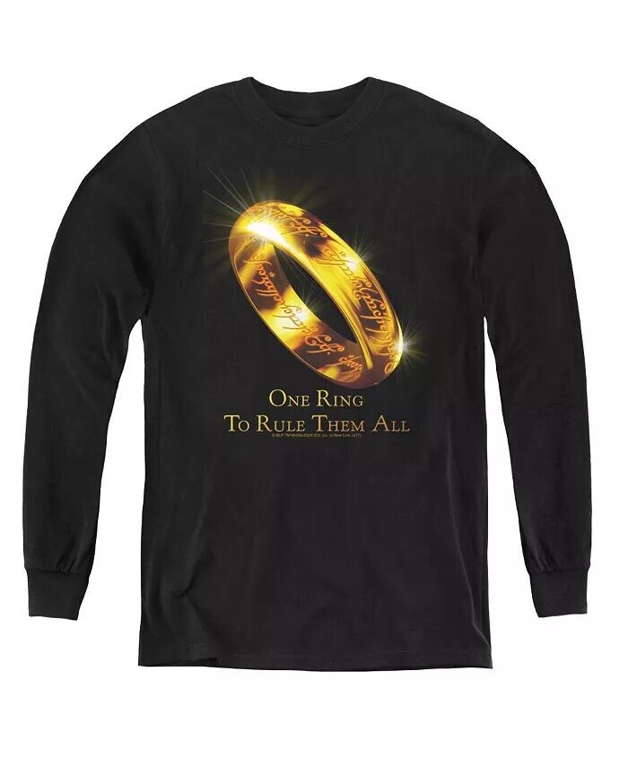Свитшот с длинным рукавом One Ring для мальчиков и подростков Lord Of The Rings, черный
Свитшот с длинным рукавом One Ring для мальчиков и подростков Lord Of The Rings, черный