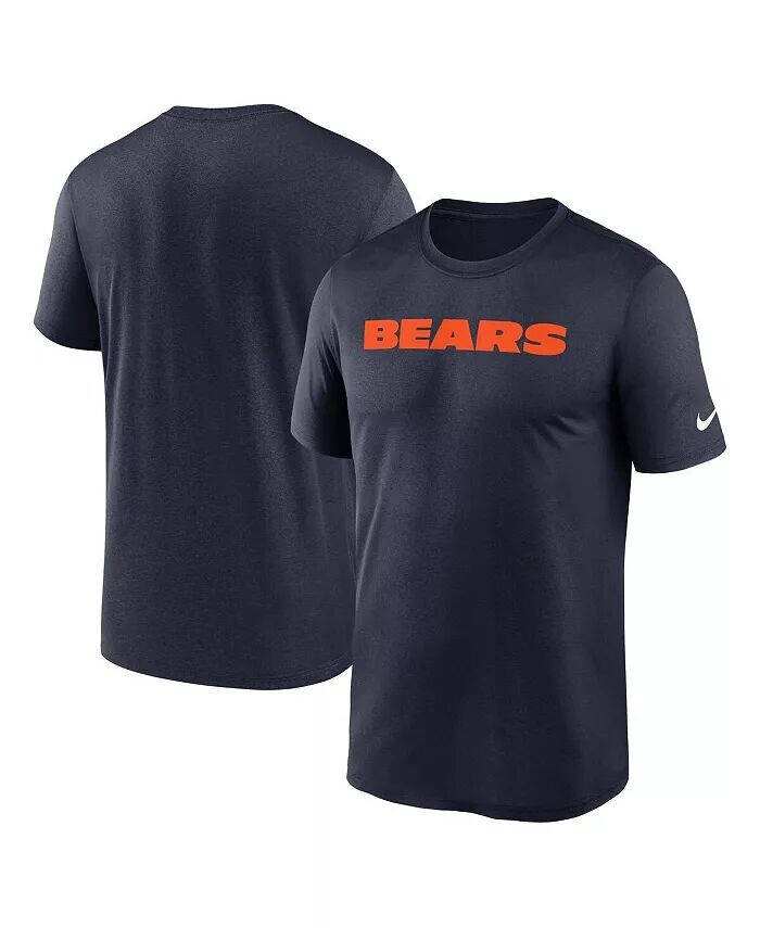 Мужская синяя футболка с надписью «Chicago Bears Primetime Legend» Nike
Мужская синяя футболка с надписью «Chicago Bears Primetime Legend» Nike