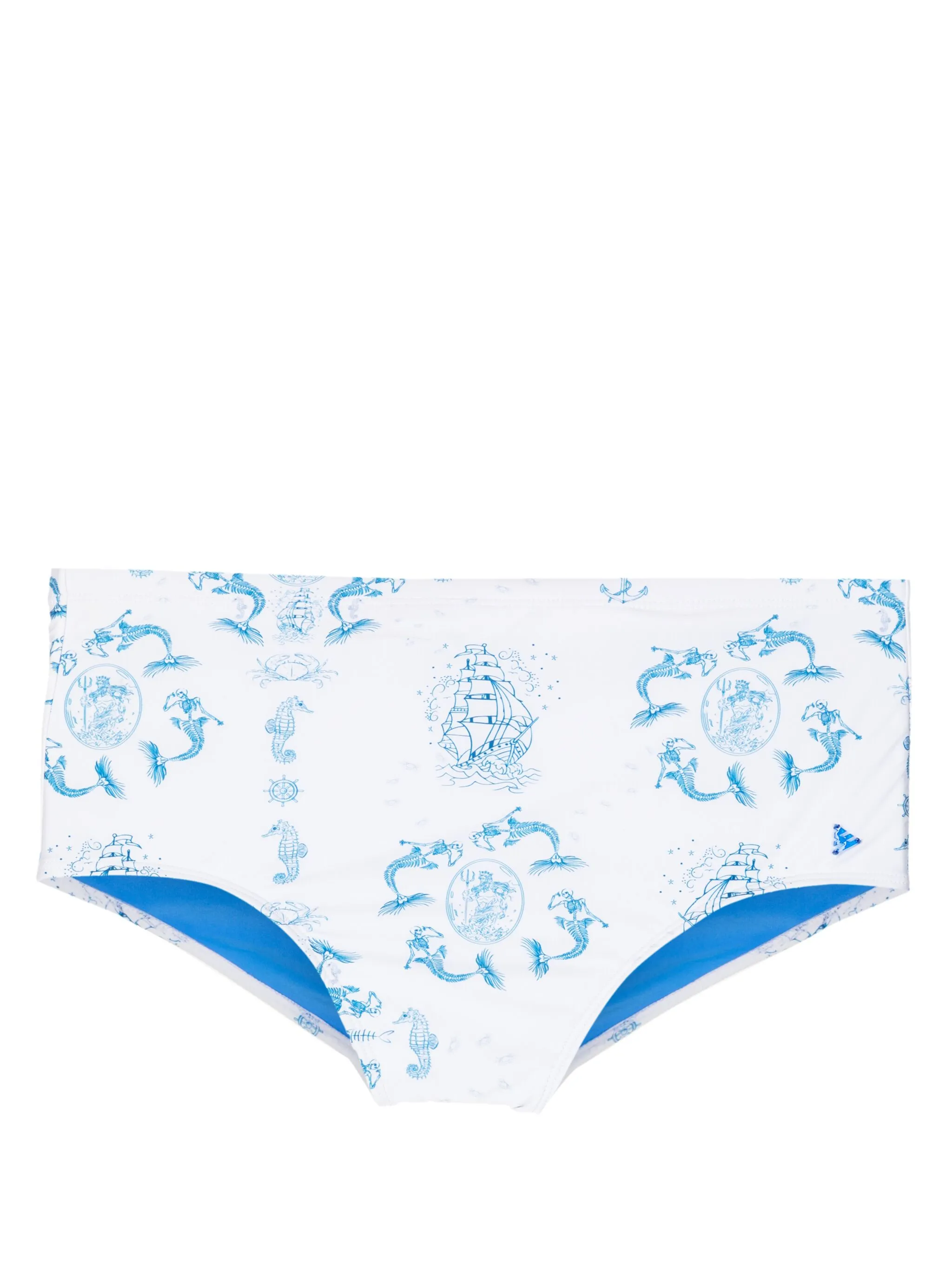 Плавки-шорты с графичным принтом Amir Slama, белый
Плавки-шорты с графичным принтом Amir Slama, белый