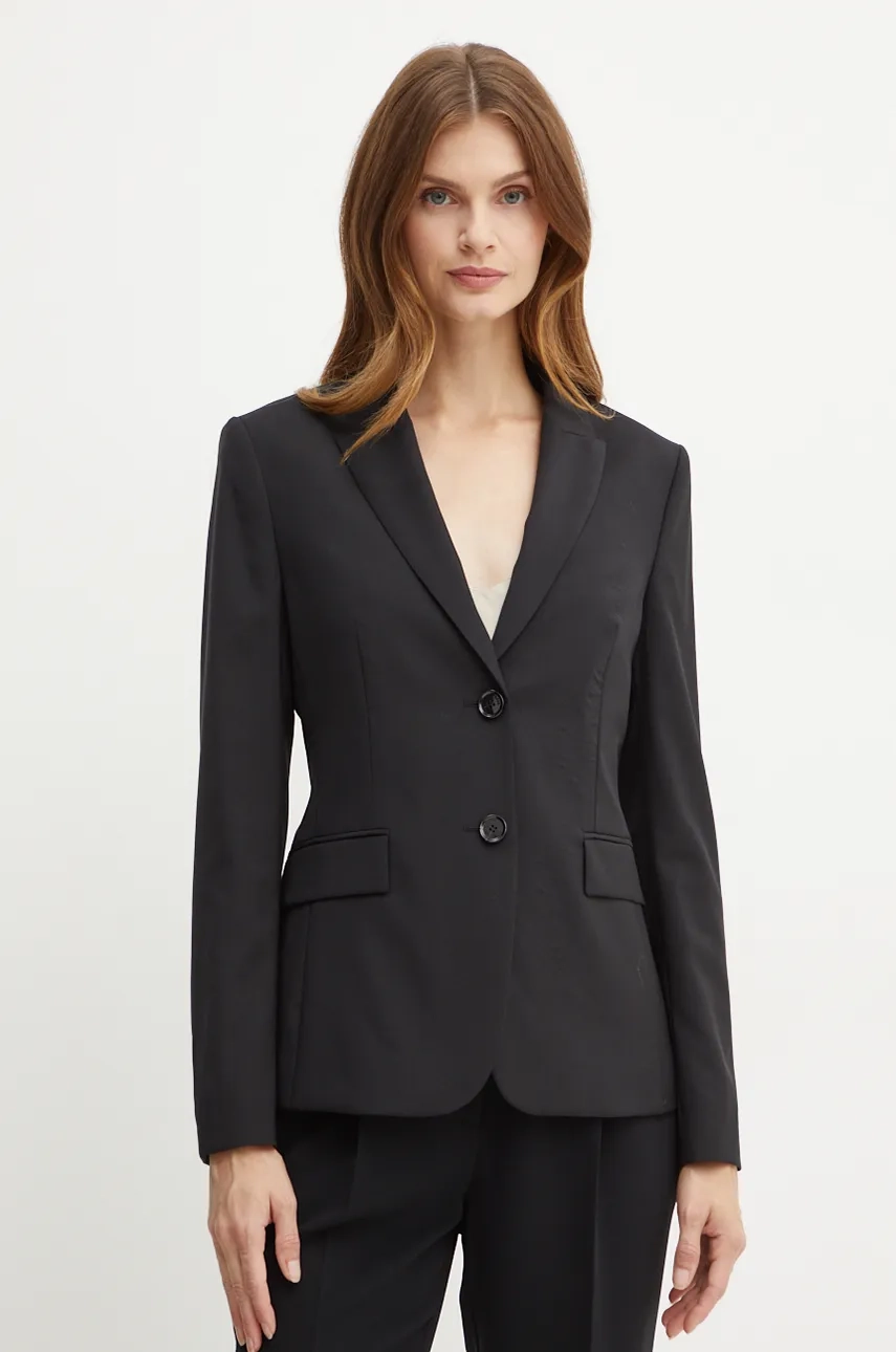 Шерстяная блейзер BOSS, черный
Шерстяная блейзер BOSS, черный