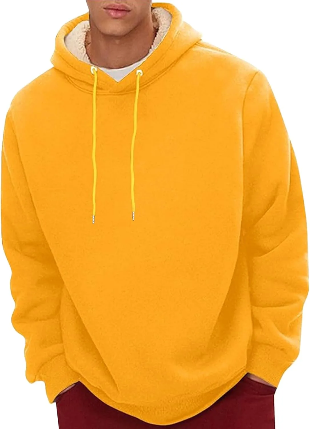 Мужская повседневная толстовка с капюшоном на флисе и подкладкой Sherpa
Мужская повседневная толстовка с капюшоном на флисе и подкладкой Sherpa