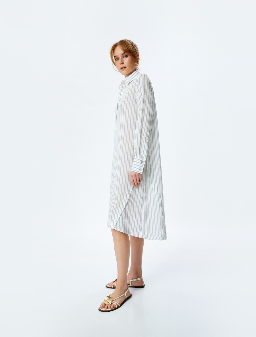 Платье-рубашка Koton, Dark blue
Платье-рубашка Koton, Dark blue