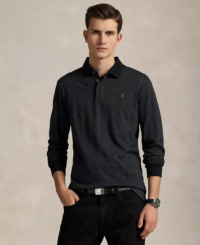 Мужская классическая поло из джерси в клетку глен Polo Ralph Lauren, серый
Мужская классическая поло из джерси в клетку глен Polo Ralph Lauren, серый