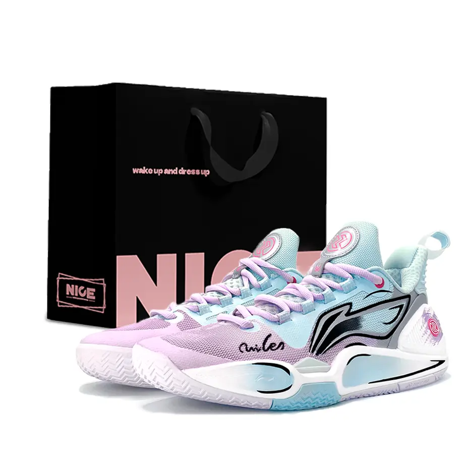 Мужские баскетбольные кроссовки Li Ning Speed 9 с износостойкой амортизацией и низким верхом., розовый синий
Мужские баскетбольные кроссовки Li Ning Speed 9 с износостойкой амортизацией и низким верхом., розовый синий