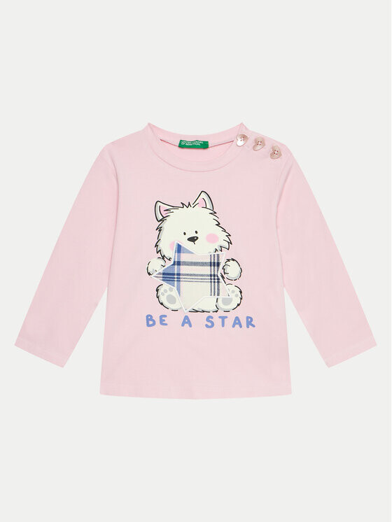 Блуза стандартного кроя United Colors Of Benetton, розовый
Блуза стандартного кроя United Colors Of Benetton, розовый