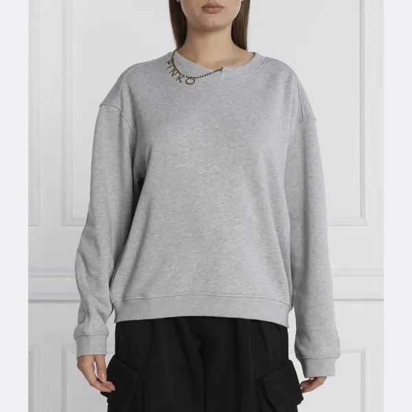 Толстовка обычного кроя Pinko, серый
Толстовка обычного кроя Pinko, серый