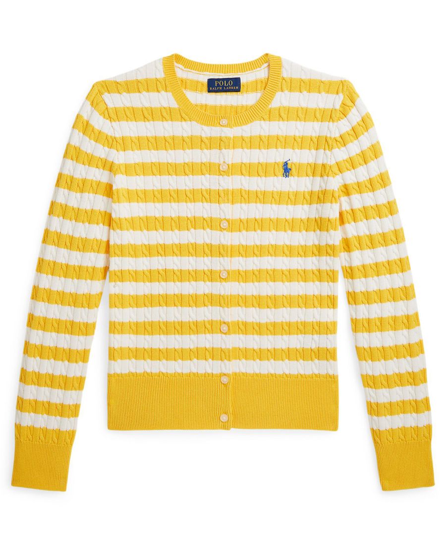 Мини-кардиган в полоску с косами для девочек 7-16 лет Polo Ralph Lauren, Racing Yellow
Мини-кардиган в полоску с косами для девочек 7-16 лет Polo Ralph Lauren, Racing Yellow