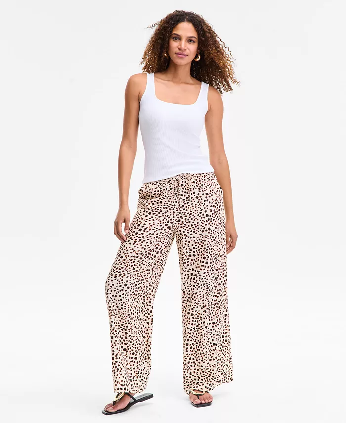 Женские принтованные брюки свободного кроя на резинке I.N.C. International Concepts, коричневый
Женские принтованные брюки свободного кроя на резинке I.N.C. International Concepts, коричневый