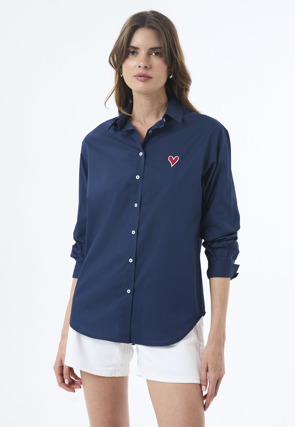 Блузка на пуговицах Felix Hardy, темно-синий
Блузка на пуговицах Felix Hardy, темно-синий