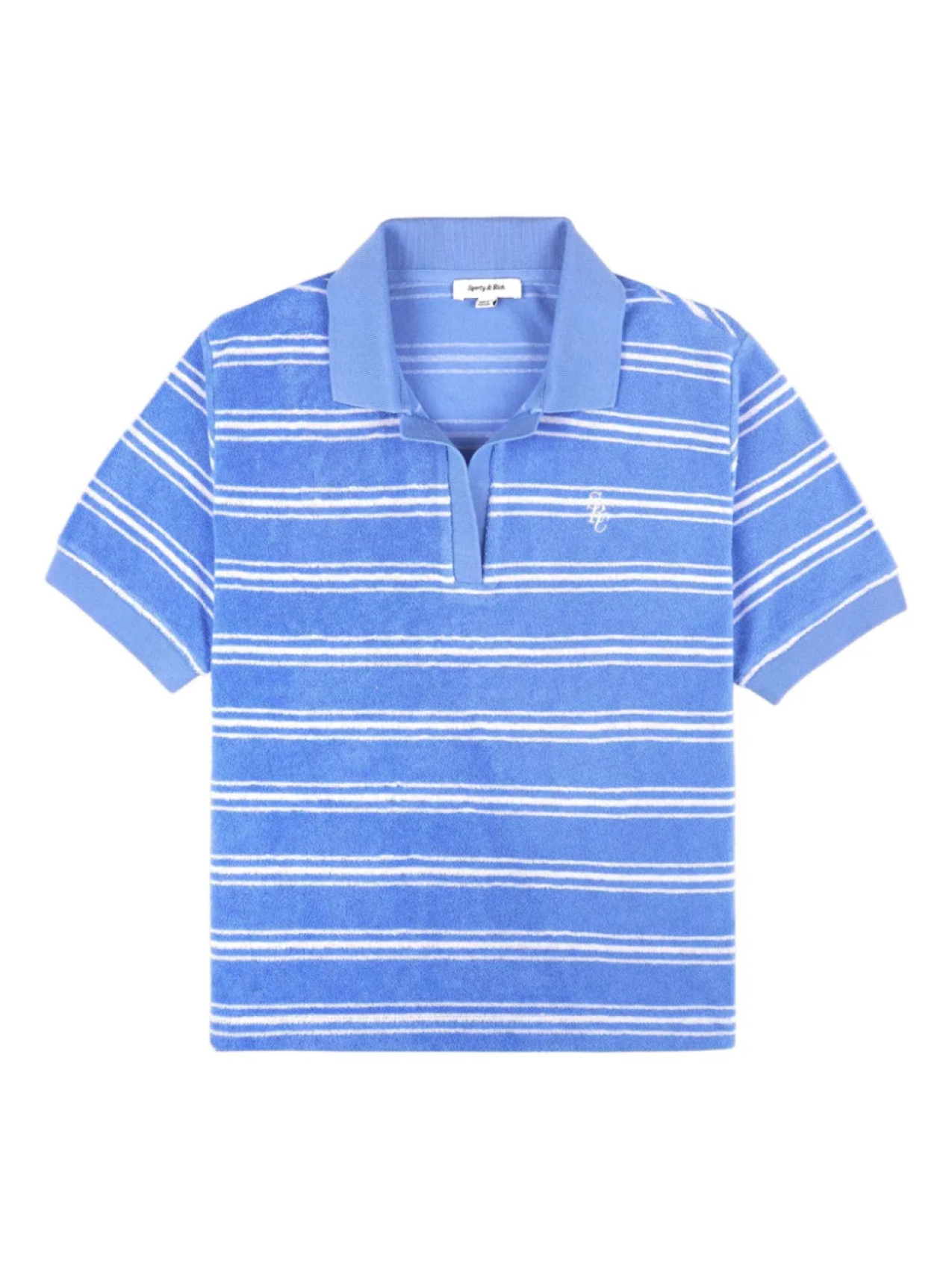 Футболка в полоску цвета можжевельника Sporty & Rich, синий
Футболка в полоску цвета можжевельника Sporty & Rich, синий