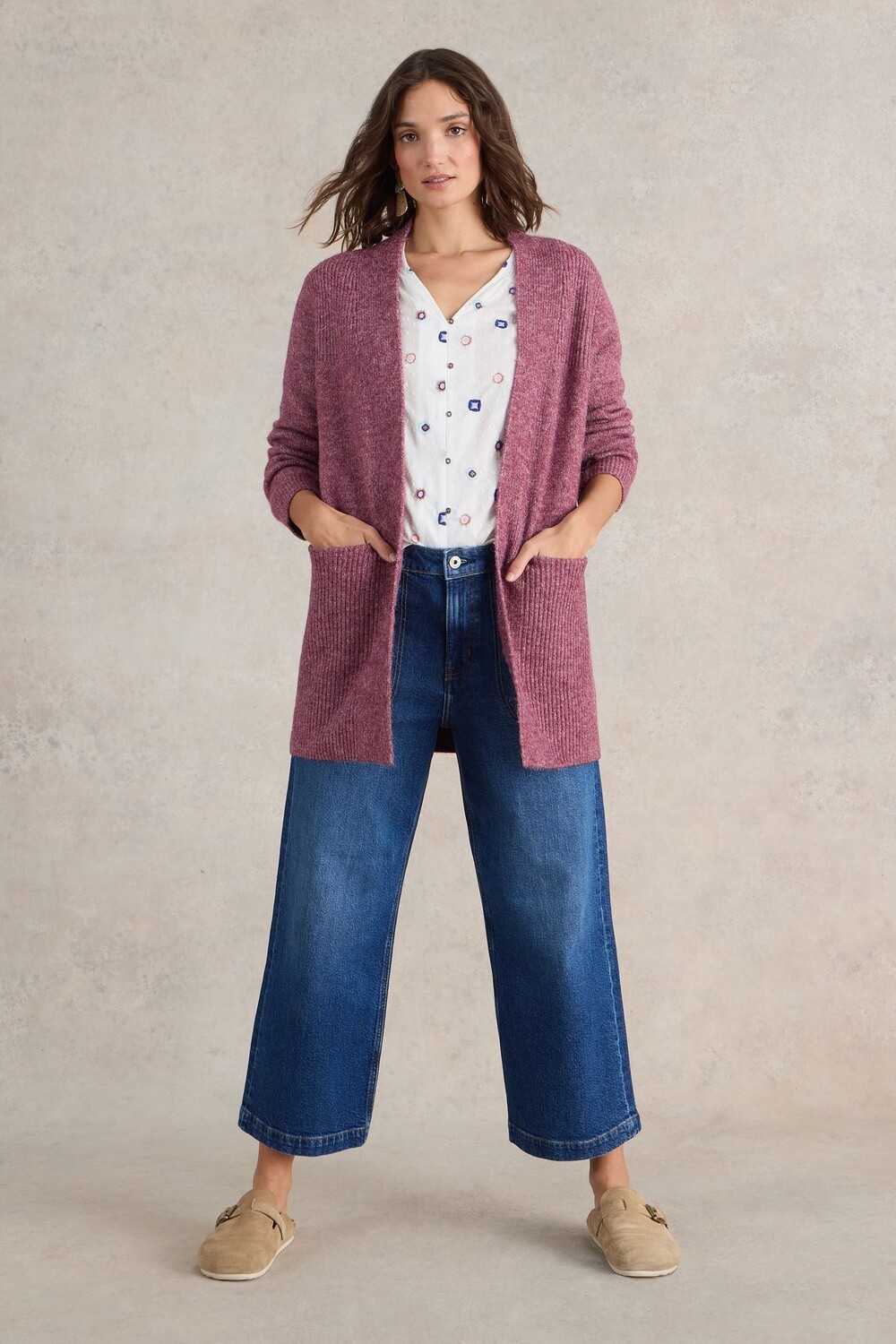 Эрин длинный кардиган White Stuff, фиолетовый
Эрин длинный кардиган White Stuff, фиолетовый