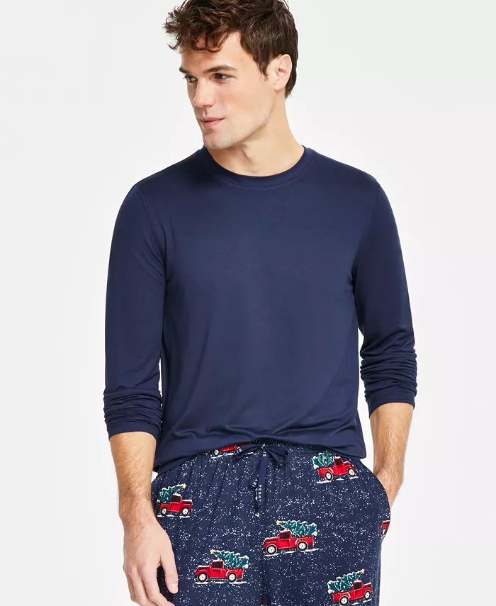 Мужская футболка Deluxe Touch Knit с круглым вырезом Perry Ellis Portfolio, синий 
Мужская футболка Deluxe Touch Knit с круглым вырезом Perry Ellis Portfolio, синий