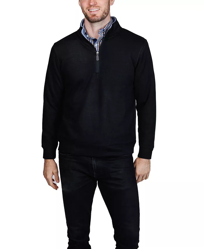 Мужская водолазка French Rib с застежкой до четверти Tailorbyrd, черный
Мужская водолазка French Rib с застежкой до четверти Tailorbyrd, черный