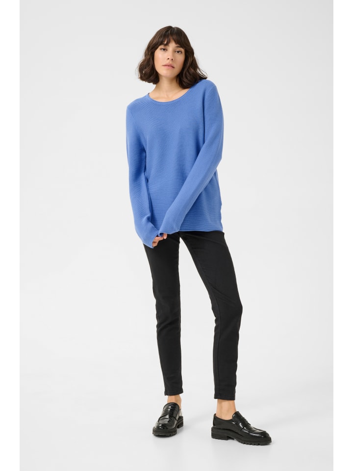 Kaffe Вязаный свитер KAlinka стандартного кроя в ультрамариновом цвете
Kaffe Вязаный свитер KAlinka стандартного кроя в ультрамариновом цвете