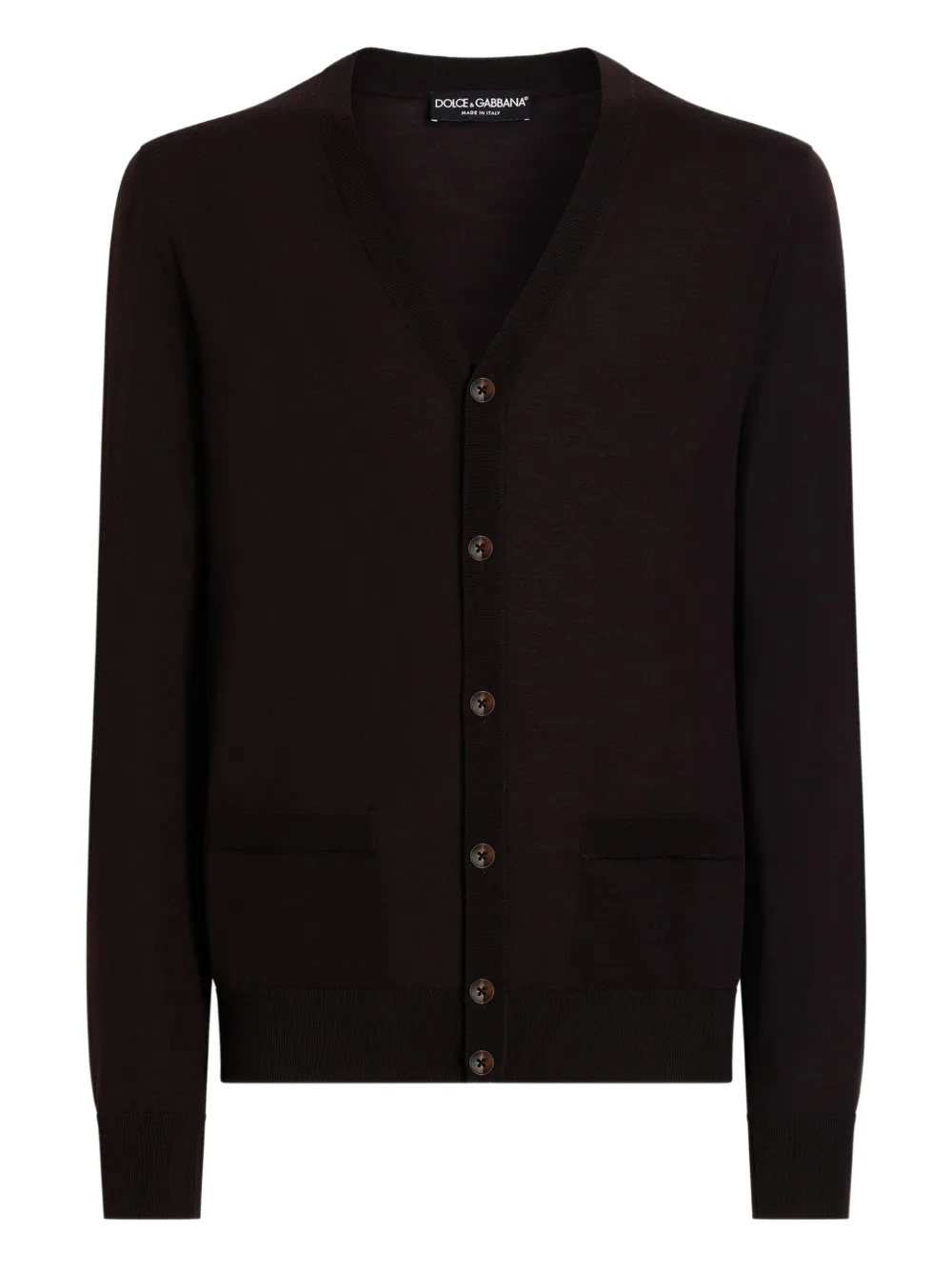 Кардиган на пуговицах DOLCE & GABBANA, коричневый
Кардиган на пуговицах DOLCE & GABBANA, коричневый