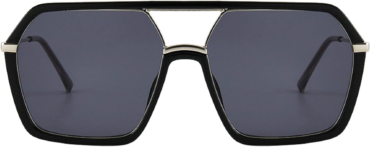 Модные солнцезащитные очки с двойной перемычкой квадратной формы для женщин, очки-пилот, ретро-очки для мужчин, солнцезащитные очки с градиентным переходом для активного отдыха mincl, Black
Модные солнцезащитные очки с двойной перемычкой квадратной формы для женщин, очки-пилот, ретро-очки для мужчин, солнцезащитные очки с градиентным переходом для активного отдыха mincl, Black