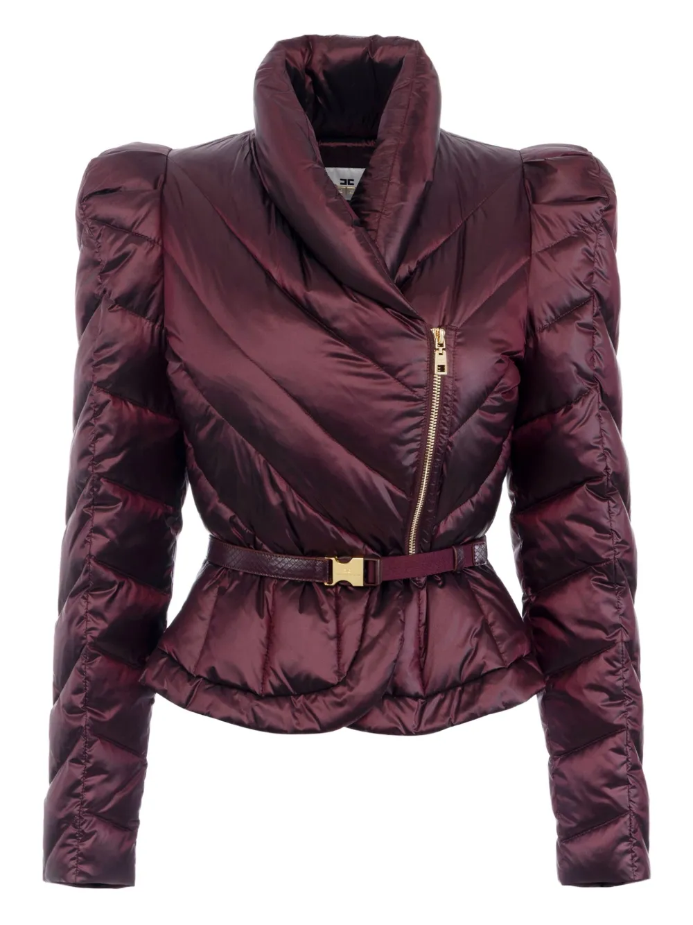 Стеганый пуховик Elisabetta Franchi, красный
Стеганый пуховик Elisabetta Franchi, красный