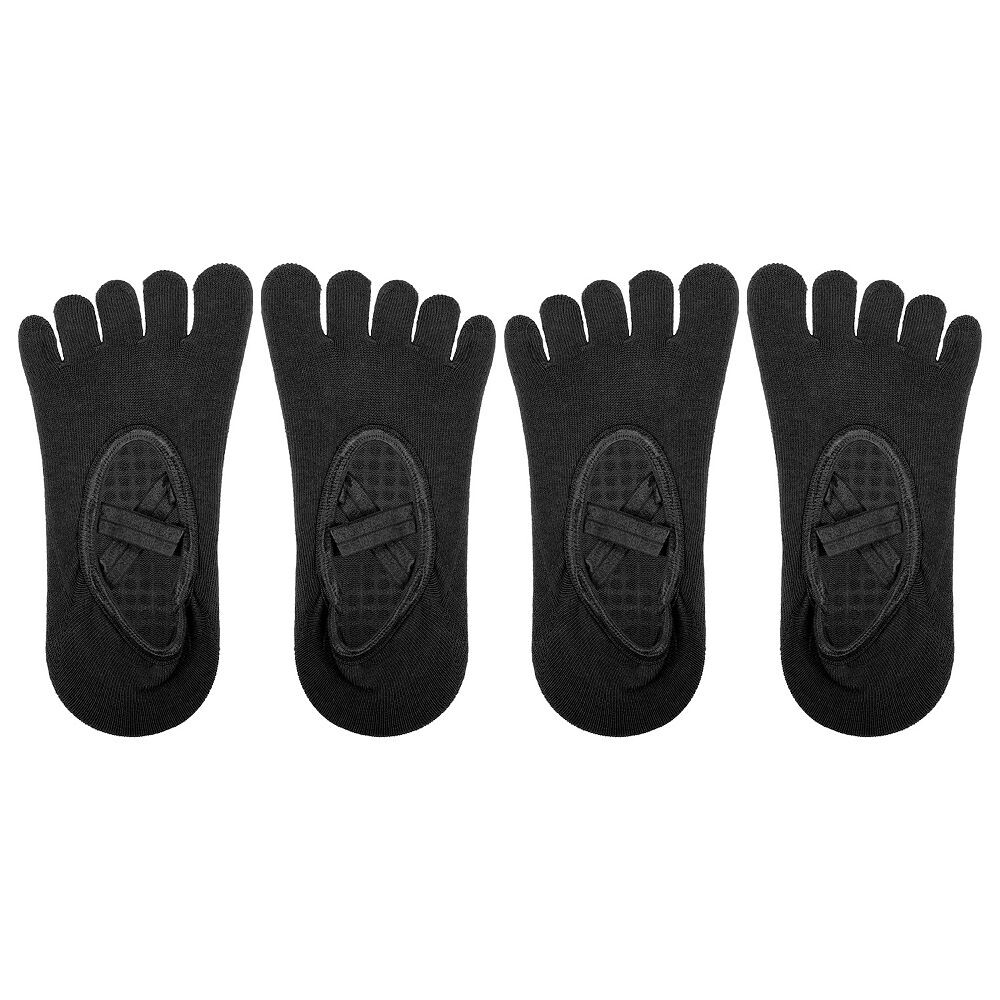 Носки для йоги, носки с пятью пальцами, балетные носки с ручками для женщин Unique Bargains, черный
Носки для йоги, носки с пятью пальцами, балетные носки с ручками для женщин Unique Bargains, черный