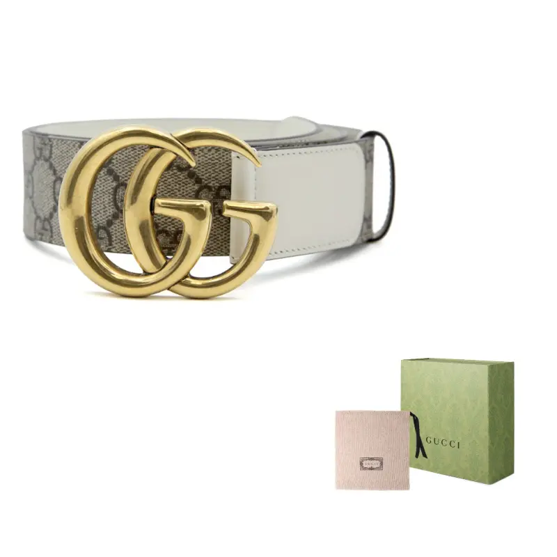 Ремень кожаный Gucci женский, белый / серый
Ремень кожаный Gucci женский, белый / серый