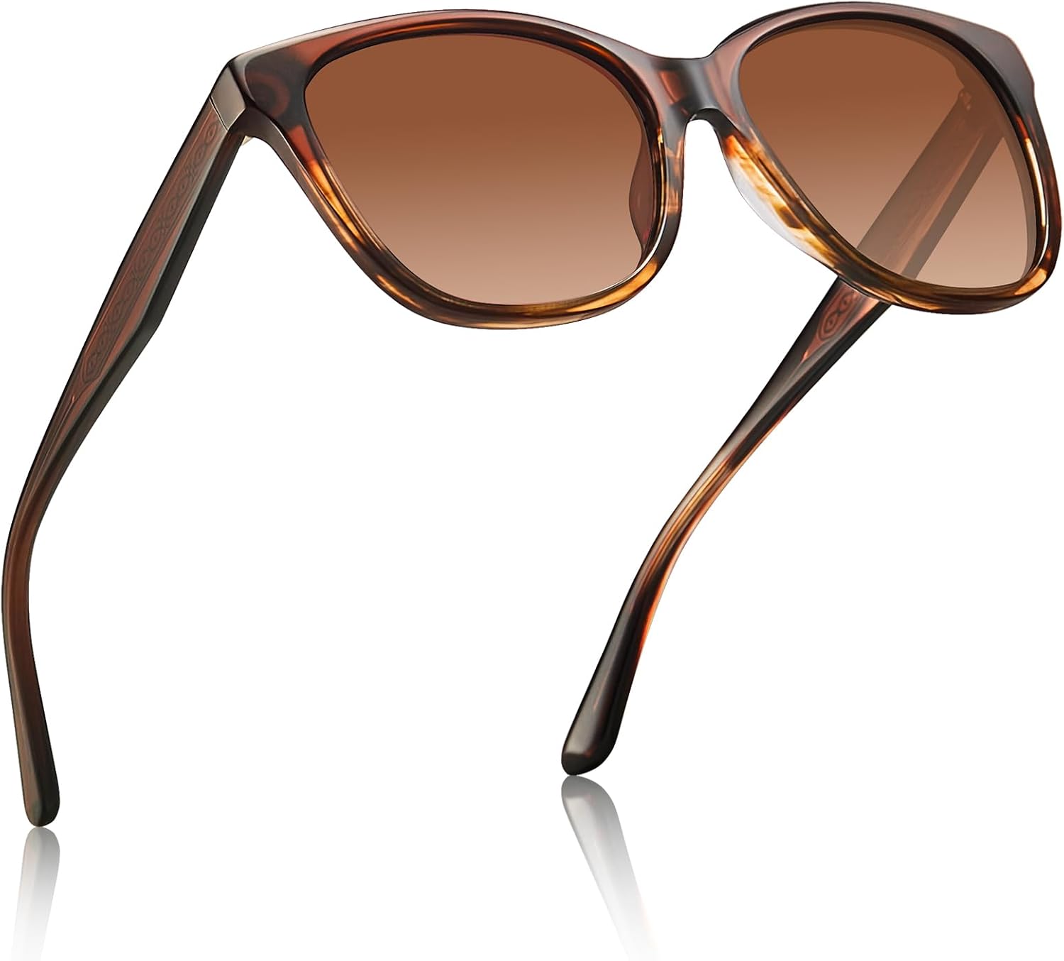 Женские квадратные поляризованные солнцезащитные очки CARFIA с защитой от УФ-излучения, итальянский дизайн, ретро-стиль, рельефный узор, проволочный каркас, 3-brown Stripe Frame Brown Lenses
Женские квадратные поляризованные солнцезащитные очки CARFIA с защитой от УФ-излучения, итальянский дизайн, ретро-стиль, рельефный узор, проволочный каркас, 3-brown Stripe Frame Brown Lenses