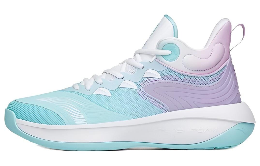 Баскетбольные кроссовки Tiger Roar мужские, среднего размера, синие/фиолетовые Anta